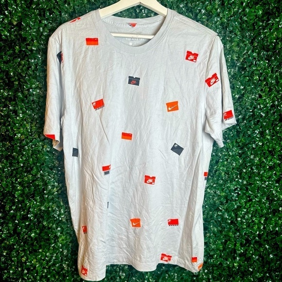 Nike Other - Men’s Nike Air Shoe Box All Over Short Sleeve T-Shirt Mens XL Rare Casual